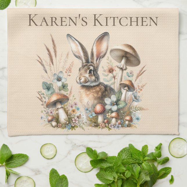 Vår Jack Rabbit Kökshandduk (Vikta)