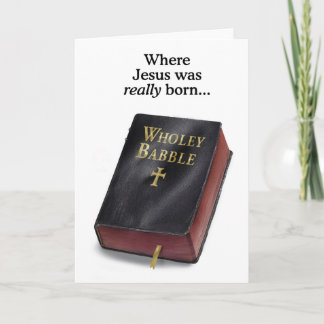 Var Jesus var Verkligen Born? Helgkort