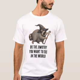 Var Jimothy Tvättbjörnshäxan Halloween Anpassad T Shirt
