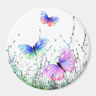 Vår Joy Magnet Colorful Butterflies som flyger