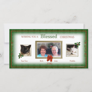 Vår jul tillsammans fotokort julkort