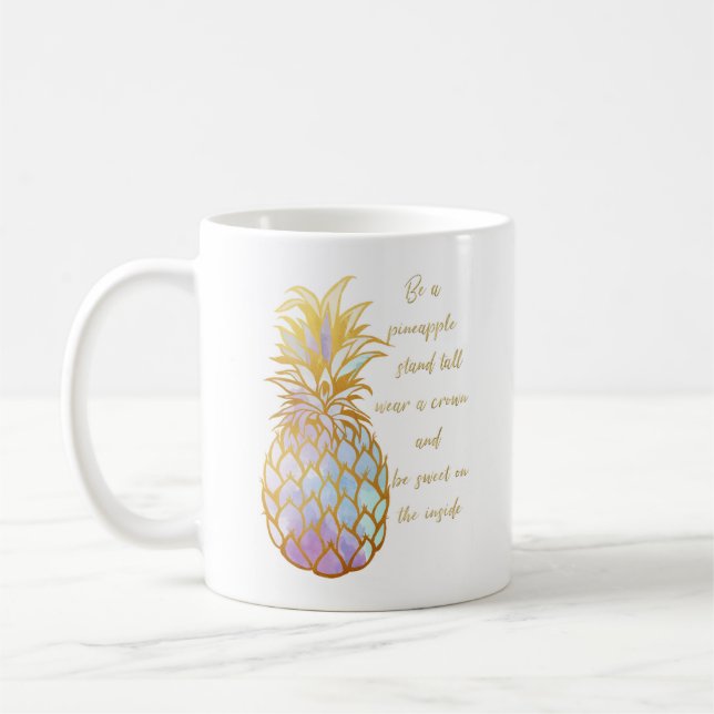 "Var kaffemuggen för en ananas" Kaffemugg (Vänster)