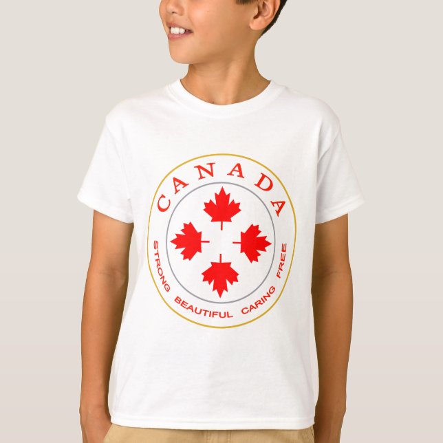 Vår kanadensiska symbol t shirt (Framsida)