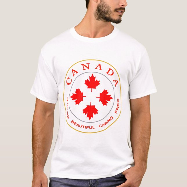 Vår kanadensiska symbol t shirt (Framsida)