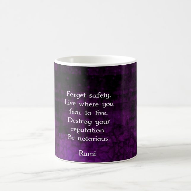 Var känd Rumi inspirationsoffert Kaffemugg (Center)