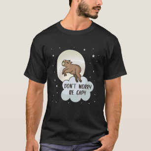 Var kapsel och dra upp Capybara Meme Cute Capybara T Shirt