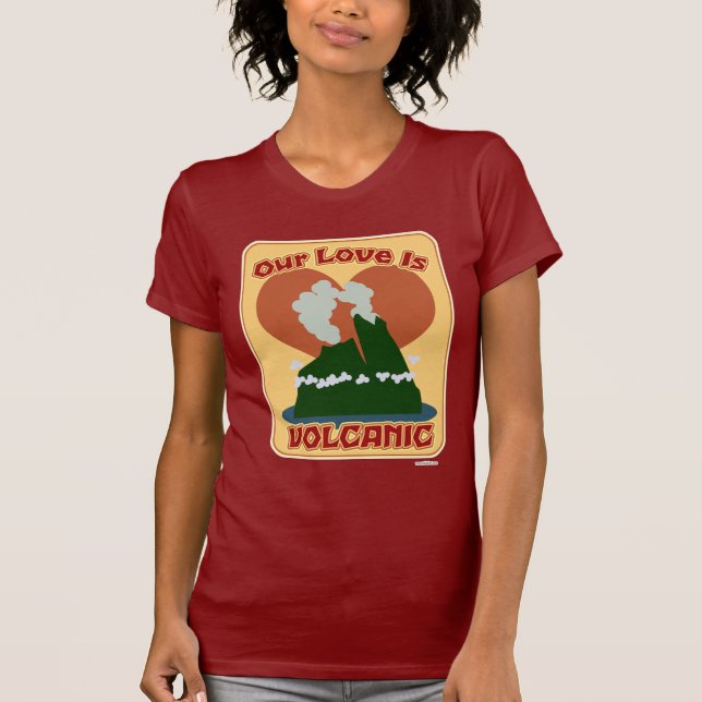 Vår Kärlek är så Volcanic Tee Shirt (Framsida)