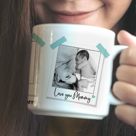 Vår Kärlek-historia | Rosa Mamma Photo Adhesive Gi Kaffemugg