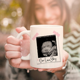 Vår Kärlek-historia | Rosa Mors dag Photo Gift Mug Kaffemugg