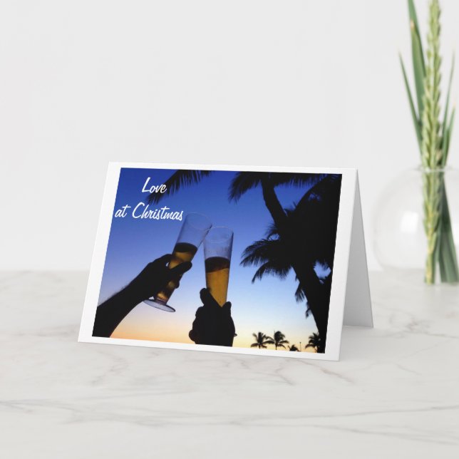 VÅR KÄRLEK I CHRISTMAS HELGKORT (Framsida)