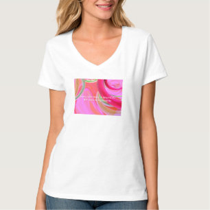 "Vår Kärlekshistoria V-ringad T-shirt – Romantisk