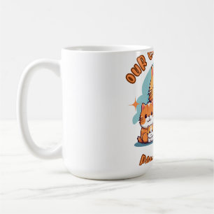 "Vår kattfamilj Tassar & Kärlek Kopp" Kaffemugg