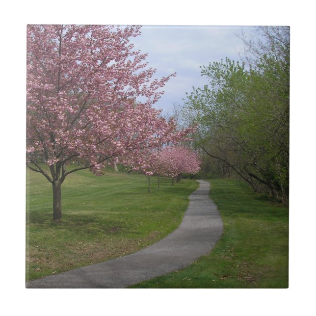 Vår!Keramisk panel Kakelplatta (Framsidan)