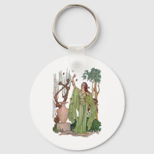 Vår Keychain guddess gudinna Nyckelring