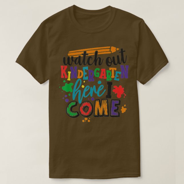 VAR KINDERGARTEN HÄR I KOM Lärare T Shirt (Design framsida)