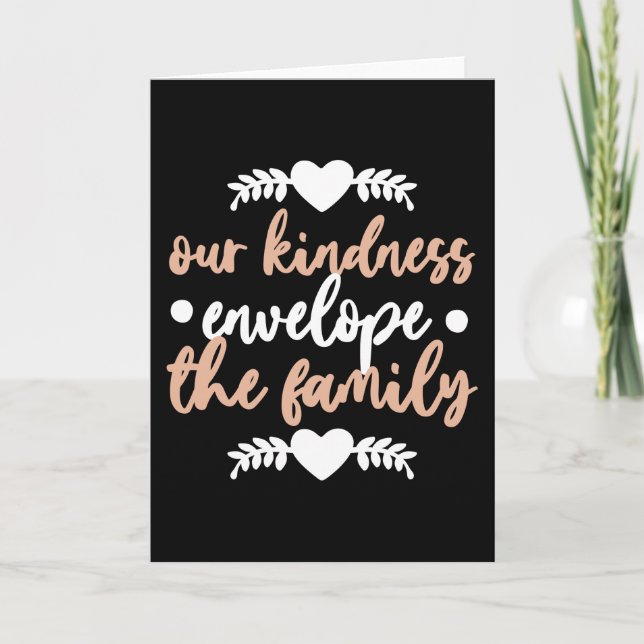Vår Kindness-kuvert till familjen Kort (Framsida)