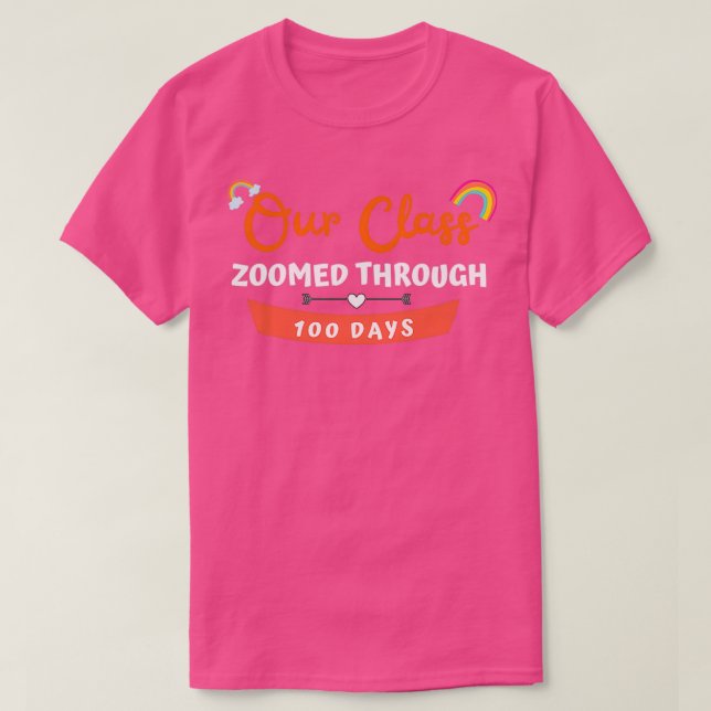 Vår klass har zoomats igenom 0 dagars Online under T Shirt (Design framsida)