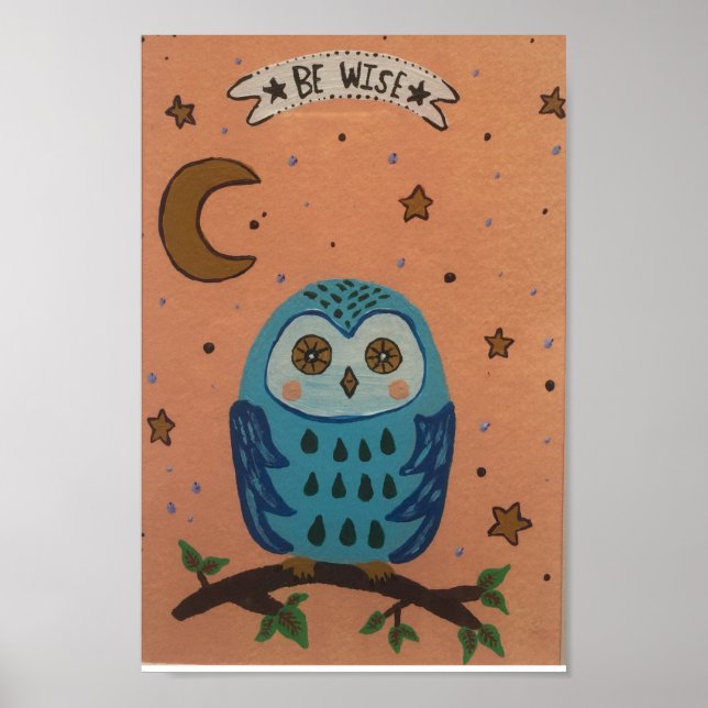 "Var klok" Poster (Framsidan)