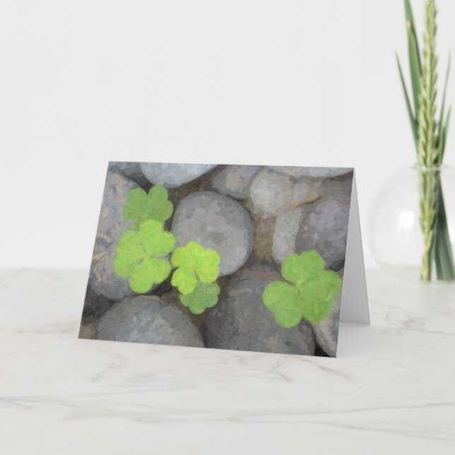 Vår Klöver-anteckningskort Kort (Framsida)