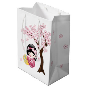 Vår Kokeshi Doll - Cute Japansk Geisha Girl