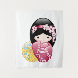 Vår Kokeshi Doll - Cute Japansk Geisha Girl