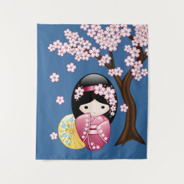 Vår Kokeshi Doll - Cute Japansk Geisha Girl