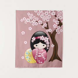 Vår Kokeshi Doll - Cute Japansk Geisha Girl