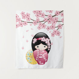 Vår Kokeshi Doll - Cute Japansk Geisha Girl