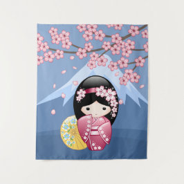 Vår Kokeshi Doll - Cute Japansk Geisha Girl