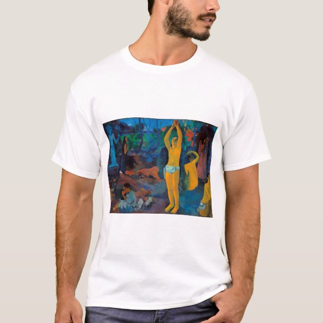 Var Komar vi från, Paul Gauguin? T Shirt (Framsida)
