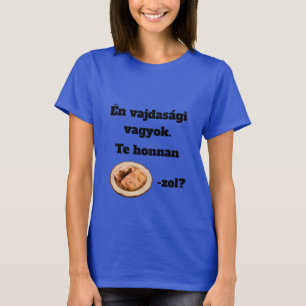 Var KOMMER du ifrån? damkortärmad t-shirt