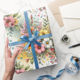 Vår Konfetti Trädgård Presentpapper