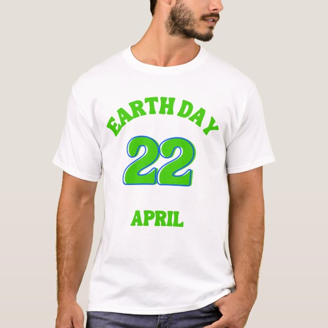 Vår kraft, vår planet - Jorddagen T Shirt (Framsida)