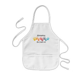 Var Kreativ Art Personlig Kid's Apron Barnförkläde