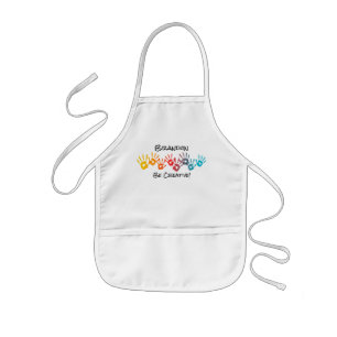 Var Kreativ Art Personlig Kid's Apron Barnförkläde
