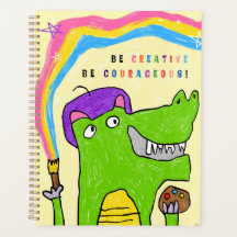 "Var Kreativ!" Dragon Rainbow Planner