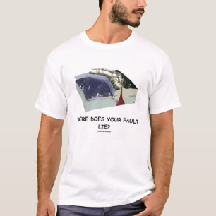 Var kritiserar du ljuger? (Geologihumor) T Shirt