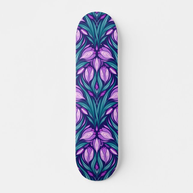 Vår krocuses mini skateboard bräda 18,5 cm (Framsida)