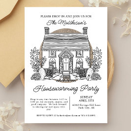 Vår-kusten Påsk sjunker i Party i hushållet Inbjudningar