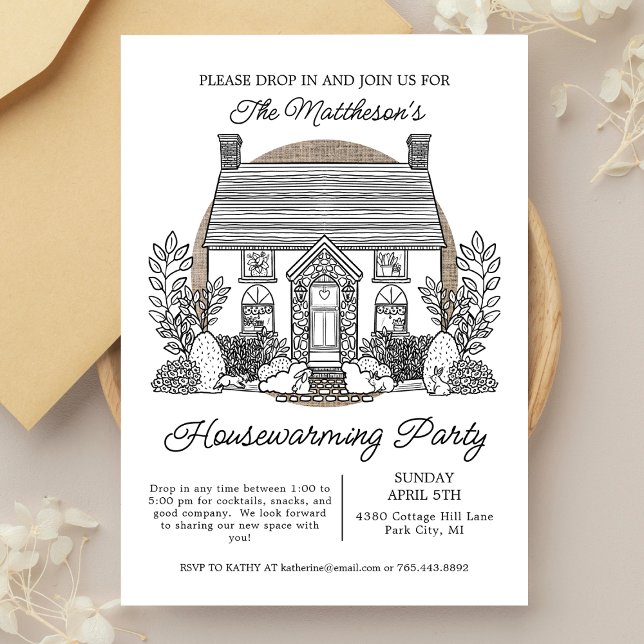 Vår-kusten Påsk sjunker i Party i hushållet Inbjudningar (Skapare uppladdad)