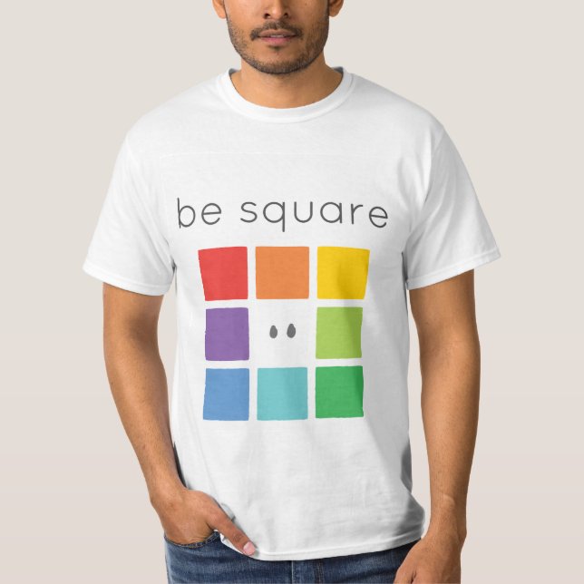 Var kvadrerar t-shirt (Framsida)
