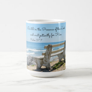 Var kvar i Herrens närvaro, Psalm 37:7 Kaffemugg