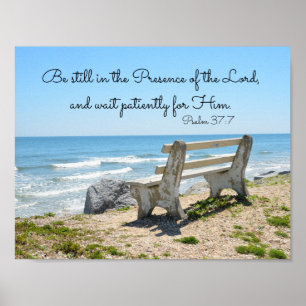 Var kvar i Herrens närvaro, Psalm 37:7 Poster