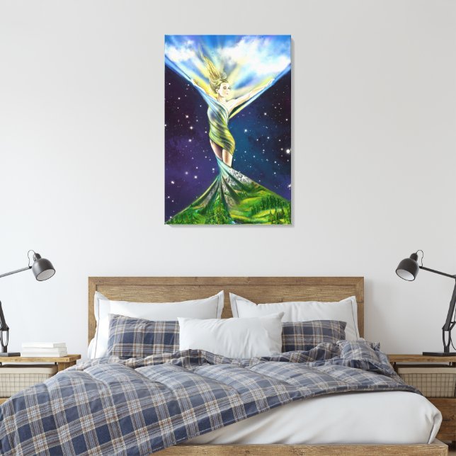 Vår Kvinnlig Canvastryck (Insitu (sovrum))