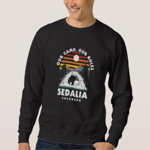 Vår lägerplats Våra regler Sedalia Camping Colorad Lång Ärmad Tröja
