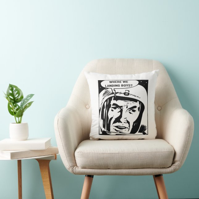 Var landar vi pojkar? Pillow Kudde (Stol)