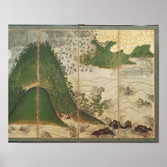 Vår landskap med Sol Poster (Framsidan)