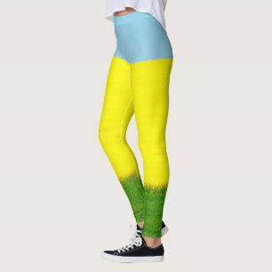 Vår landskapsskugga leggings