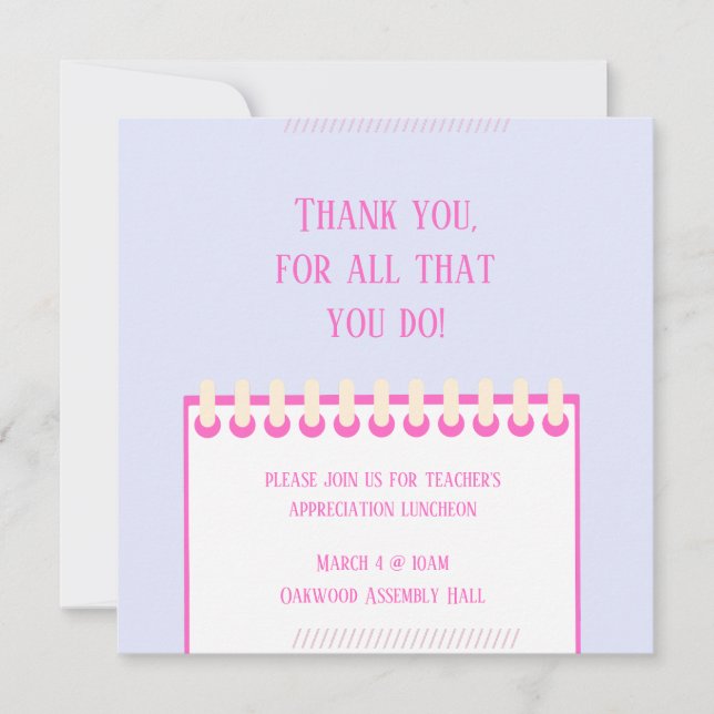 Vår Lärarskattningskort Tack (Framsida)