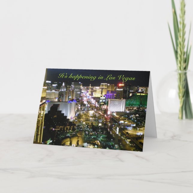 Vår Las Vegas sakkunnighändelse Inbjudan (Framsida)